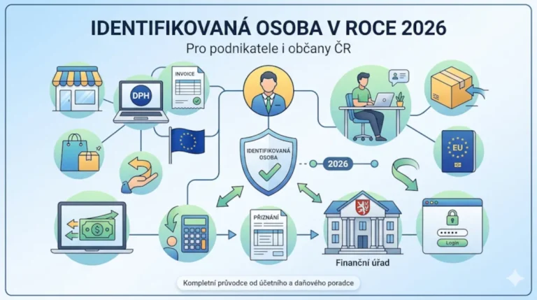Schématické znázornění, kdo je to identifikovaná osoba
